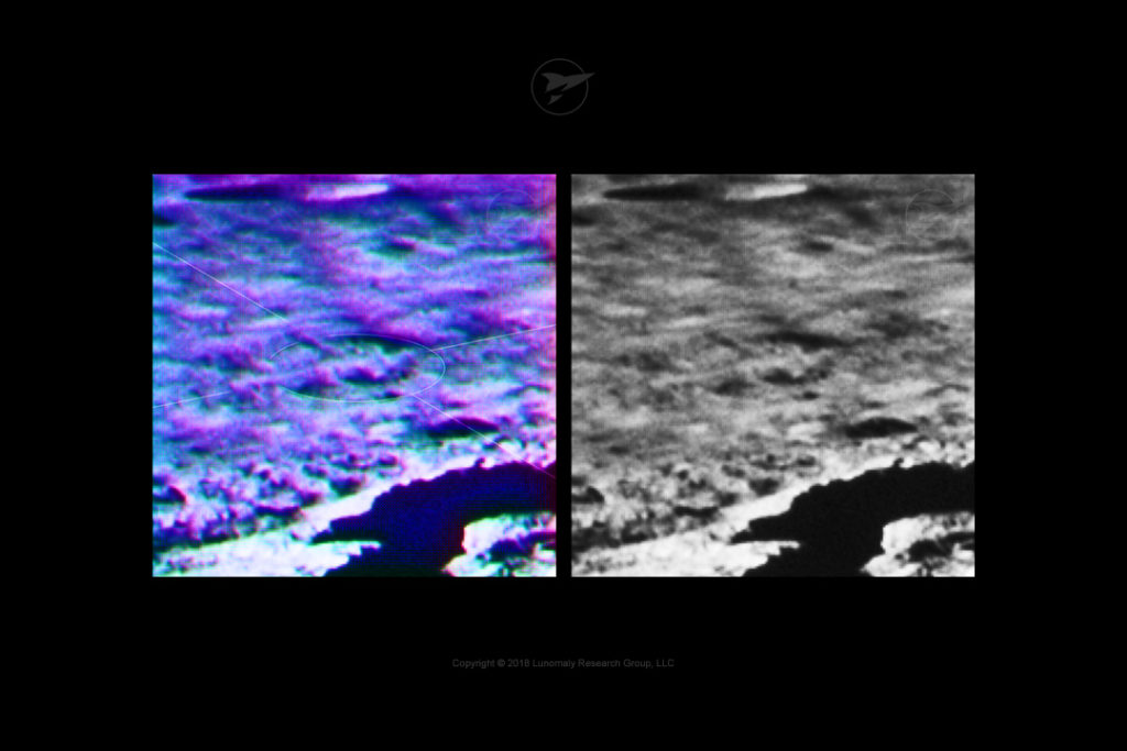 Example of possible structures on the Moon